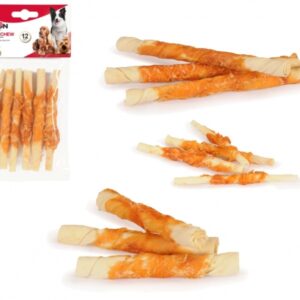 AB262 Poslastica za psa, goveđa koža sa piletinom, 250 gr