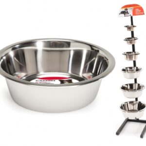 Posuda za hranu i vodu metalna 1500ml C040