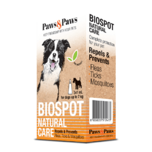 Paws & Paws Biospot Natural Care za Psa 3x1ml -za pse do 7kg