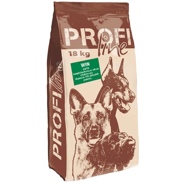 Profi line WIN 18kg za odrasle pse 50KM ProfiLine Win 18kg 24/15