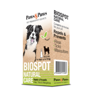 Paws & Paws Biospot Natural Care za Psa 3x2,5ml -za pse do 20kg