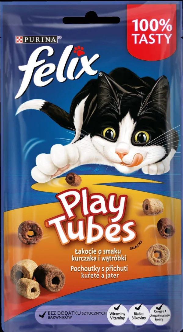 felix_play_tubes__poslastica_s_okusom_piletine_i_jetrice__50g_1200x1200 Felix Play Tubes poslastica za mačke s okusom piletine i jetrice, 50g