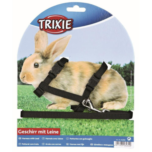Oprsnik sa povodcem za zeceve 25-44cm/10mm 1,25m