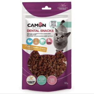 Poslastice za mačke, dental srca 60g