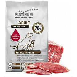 PLATINUM Adult Iberico Greens svinjetina sa povrćem suha hrana za pse 1,5kg