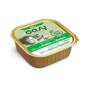 1752242502-oasy-adult-pate-duck-vege-patka-sa-povrcem-pasteta-za-macke-100g OASY Paté Adult Duck Vege - patka sa povrćem pašteta za mačke 100g