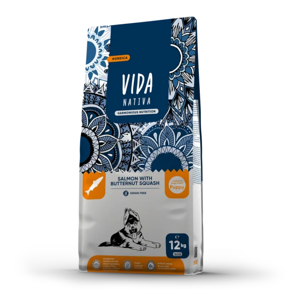 P02135009-VIDA-NATIVA-NORDICA-SALMON-WITH-BUTTERNUT-SQUASH-PUPPY-MEDIUM-LARGE-BREED-12-KG-1 Salmon with Butternut Squash 2kg