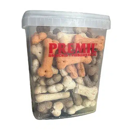 Premil-Poslastice-Hrskavi-Biskviti-Govedina-Piletina-Mleko-400g Premil Hrskavi Biskviti Sa Govedinom, Piletinom I Mlekom 300 g